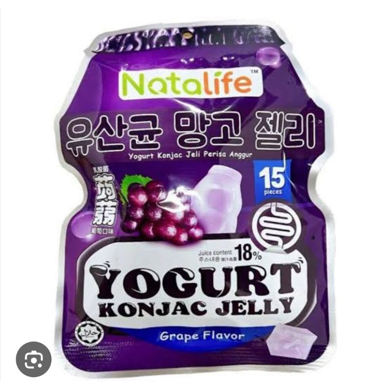 

natalife yogurt jelly grape