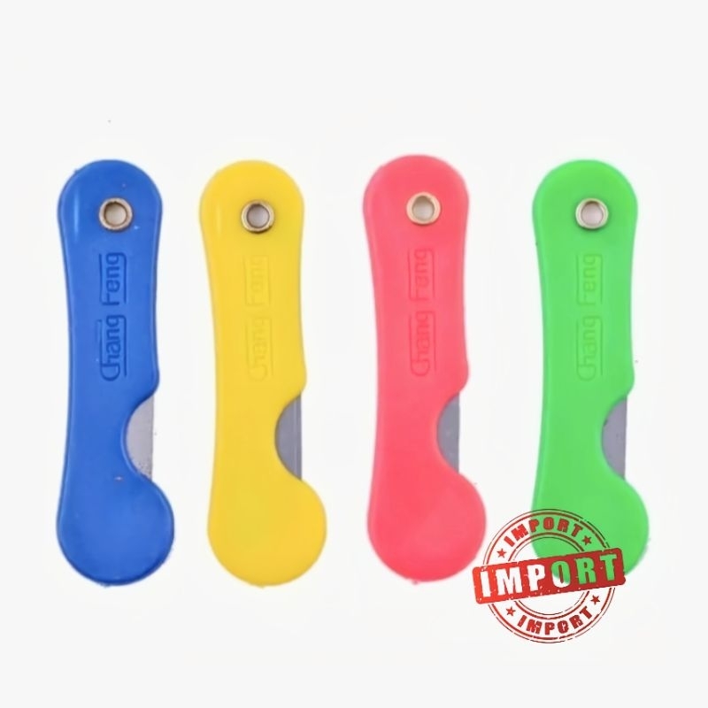 

Cutter Mini Lipat / Pisau Lipat Mini Stainless