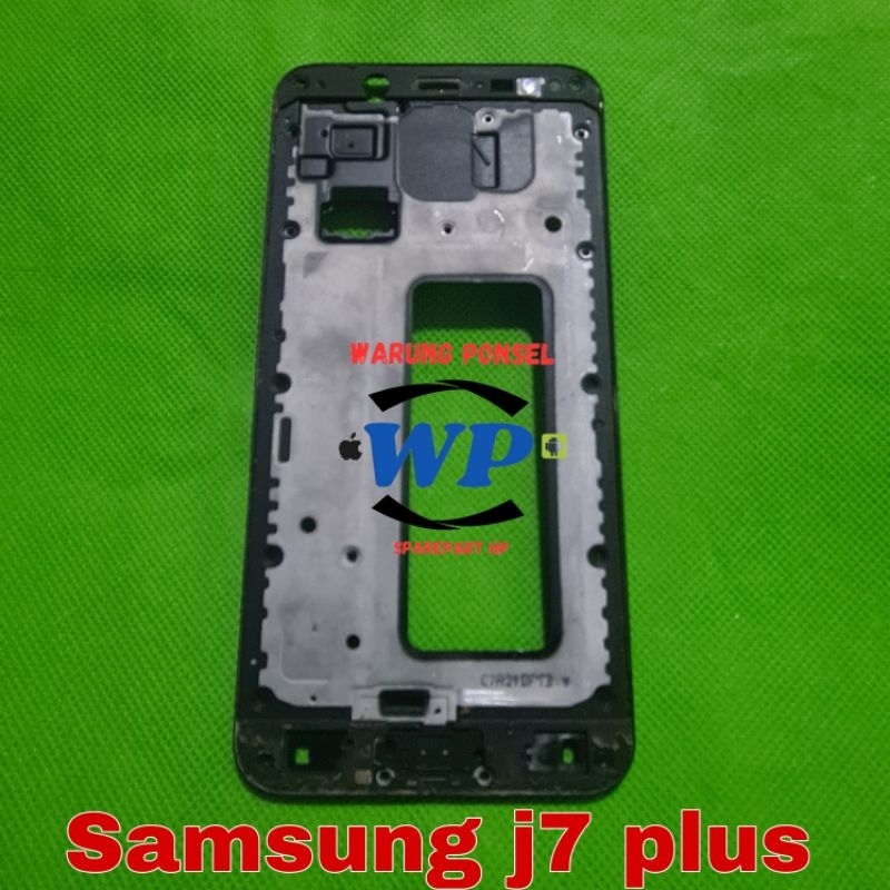 FRAME LCD SAMSUNG J7 PLUS C710F ORI COPOTAN NORMAL