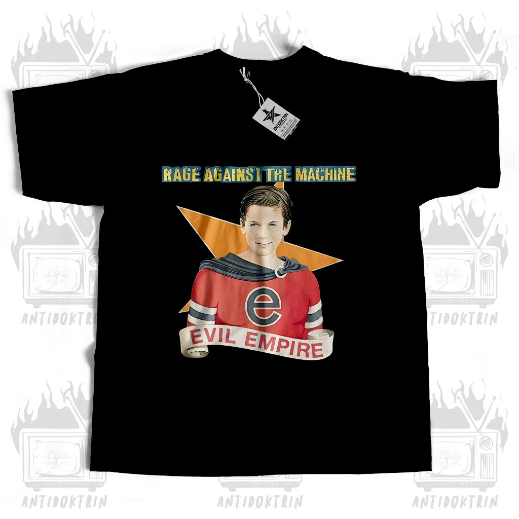 Antidoktrin Tshirt Rage Against The Machine Evil Empire
