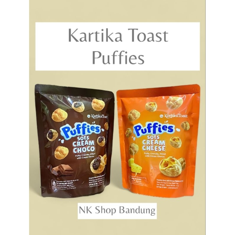 

Kartika Toast Puffies Soes Snack Cream Coklat dan Keju 33gr