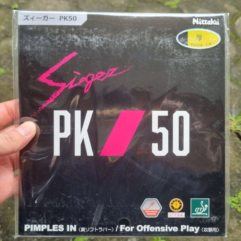 nittaku sieger PK 50 rubber karet ping pong