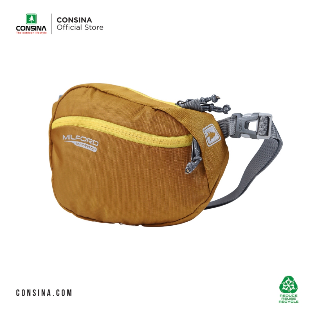 Kualitas Super Consina Milford Brother Tas Selempang Kecil Tas Pinggang Sling Bag Outdoor Pantai
