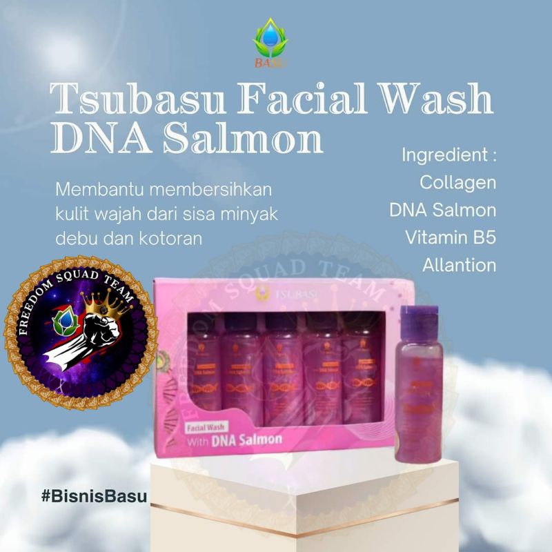 Facial wash DNA salmon anti aging