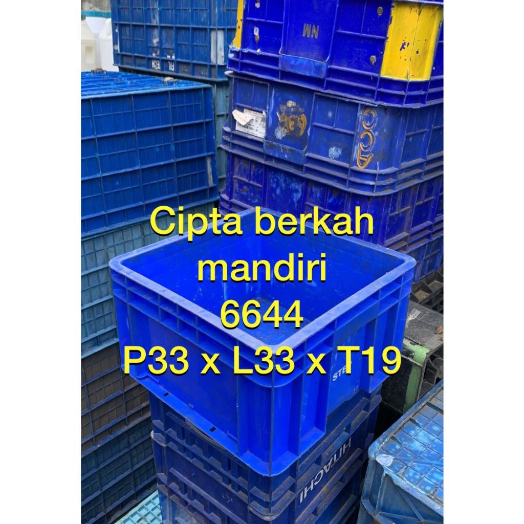 Box container plastik bekas Bak container 6644 berkualitas