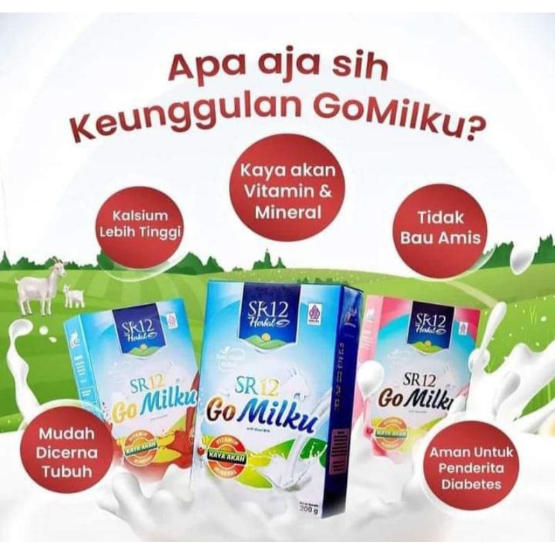 

Susu Kambing Etawa Premium Gomilku SR12 kemasan 200 gram