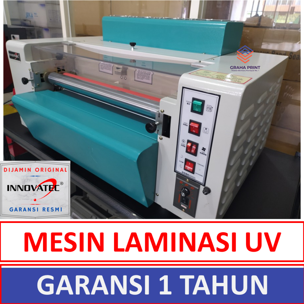 Mesin Laminasi UV Varnish INNOVATEC 380 | Alat Laminating UV Vernish | Mesin Alat Laminasi Laminatin