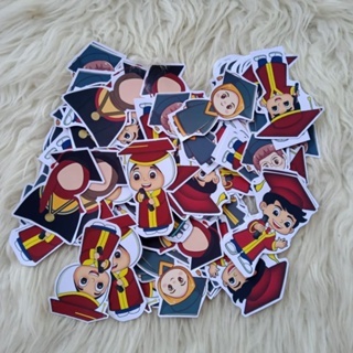 {40PCS TOPPER WISUDA} Topper Wisuda Termurah Untuk Buket / Topper Graduation Terbaru 2025 / Topper M
