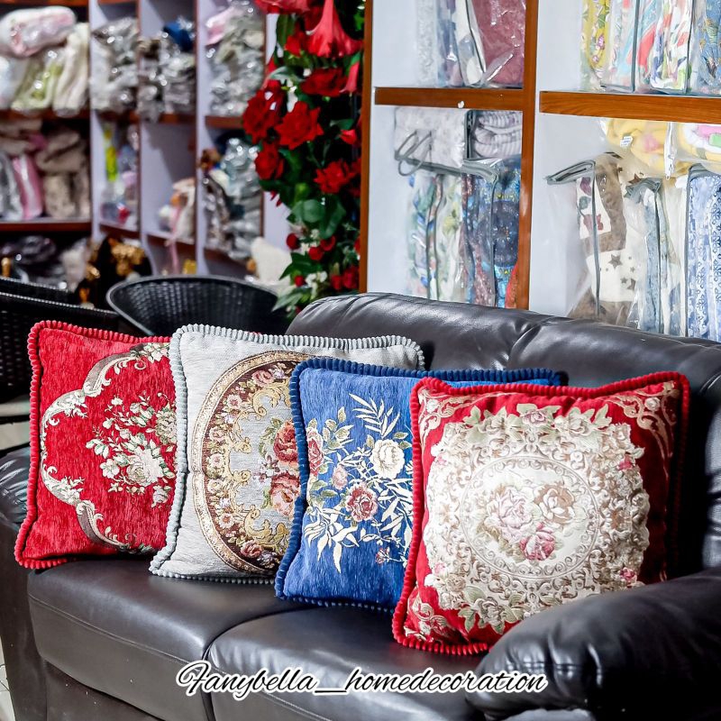 SARUNG Bantal Sofa Import Mewah Pillow Cushion Cover/ FANYBELLA
