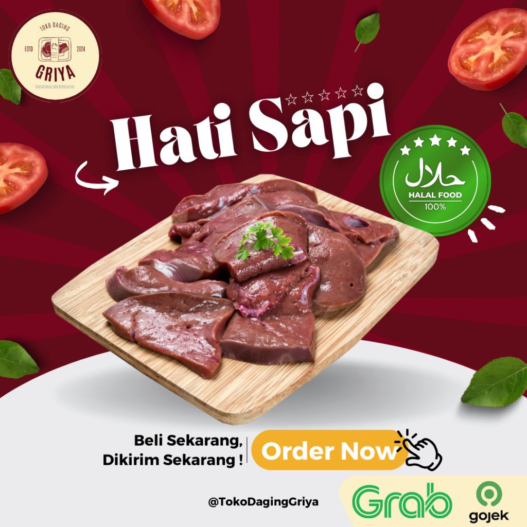 

Hati Sapi 1 KG