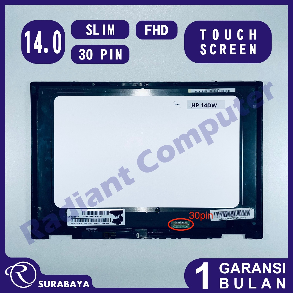 LCD LED Touchscreen HP Pavilion X360 14-DW 14M-DW 14T-DW