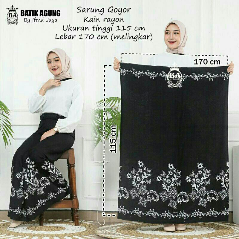 Sarung batik putri merek  AGUNG