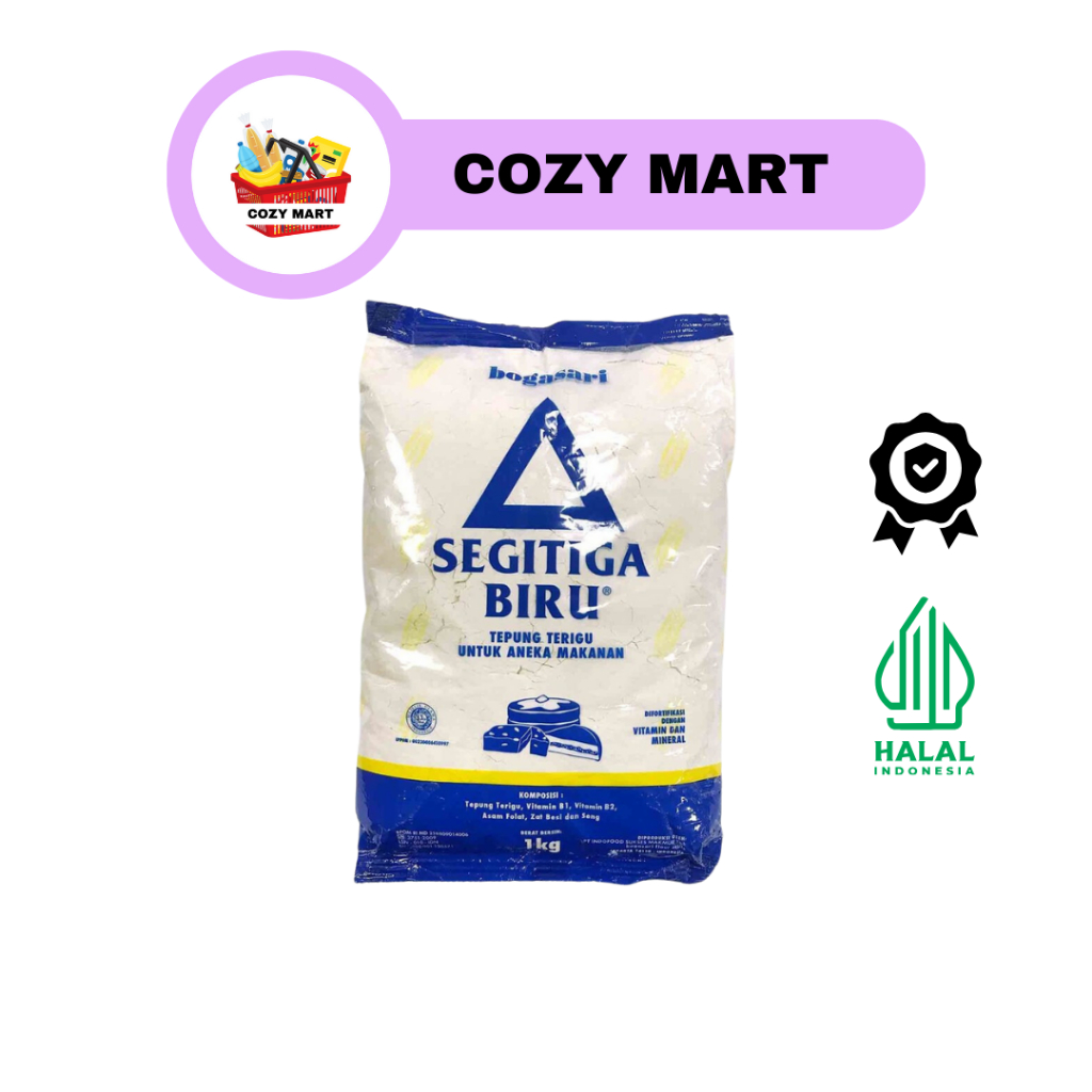 

TEPUNG TERIGU BOGASARI SEGITIGA 1KG/500GR