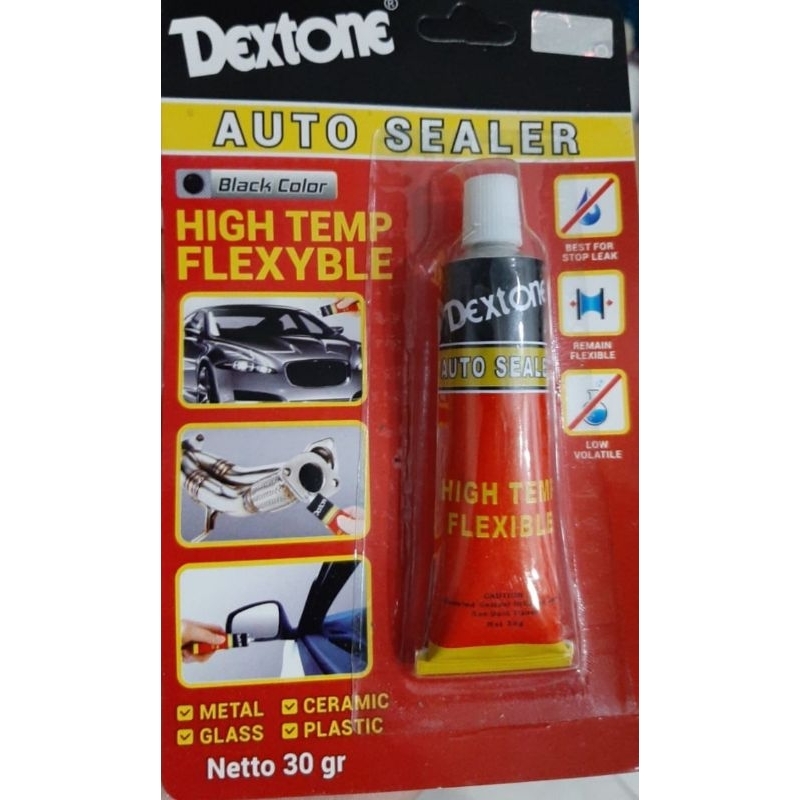 Lem auto sealer Dextone 30gram warna hitam
