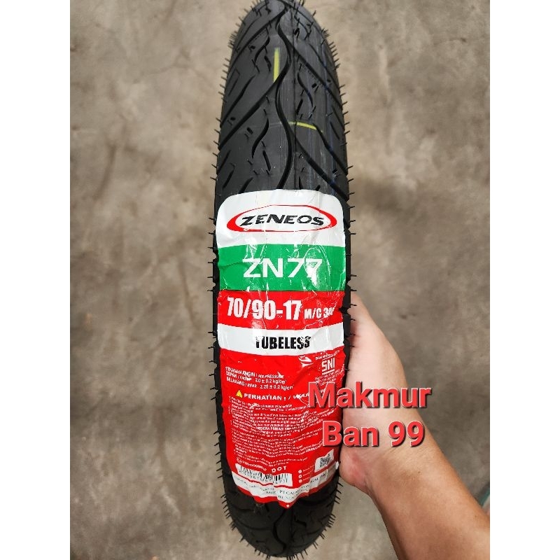 Ban Motor Zeneos 70/90-17 ZN77 Tubeless