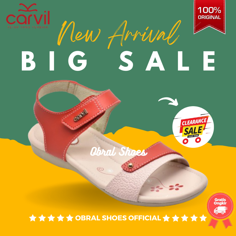Carvil Sandal Anak Perempuan Casual Andini-04 Sendal Tali Kasual Murah 100% Original Carvil