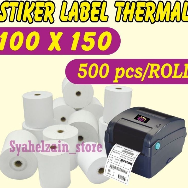 

Jangan Sampai Kehabisan PROMO STIKER THERMAL 1X15 ISI 5 STIKER THERMAL A6 BARCODE RESI ONLINE SHOP