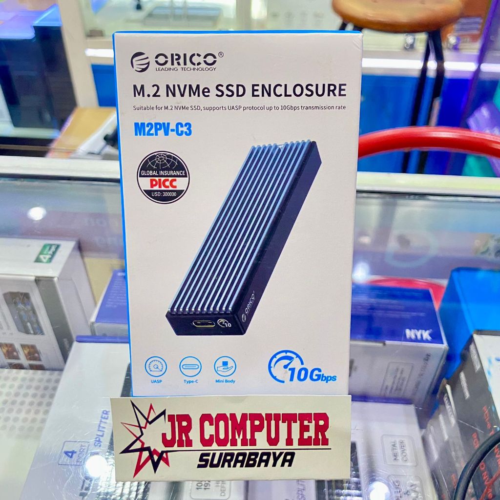 CASING ORICO SSD NVME  M2PV-C3