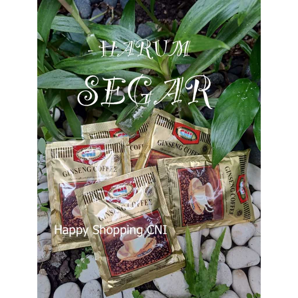 

CNI Kopi Ginseng paket ekonomis isi 5 sachet harum nikmat & penambah vitalitas