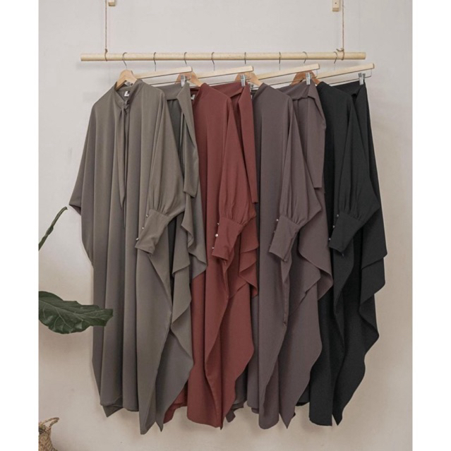 DheaMbunProject - New Baya size XL warna Shadow (HANYA ABAYA) - NWT