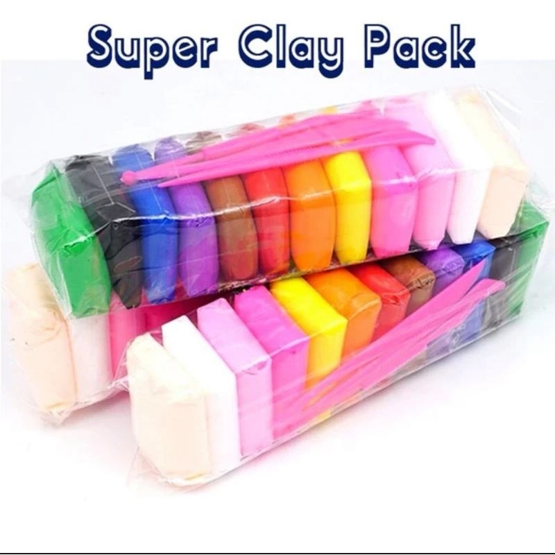 Clay Mainan Anak isi 12pcs / Mainan Edukasi Lilin anak F 0120
