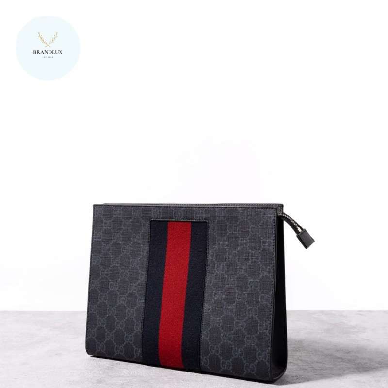 GUCCI GG supreme pochette canvas