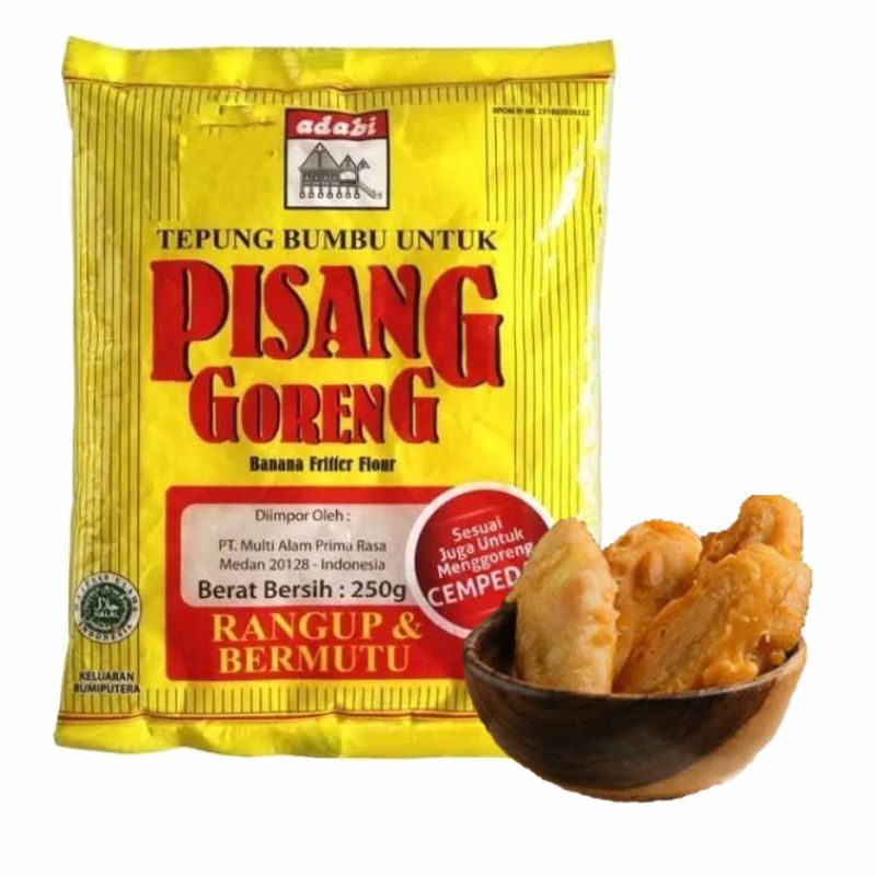 

Adabi Tepung Goreng Pisang (Tepung Instant)