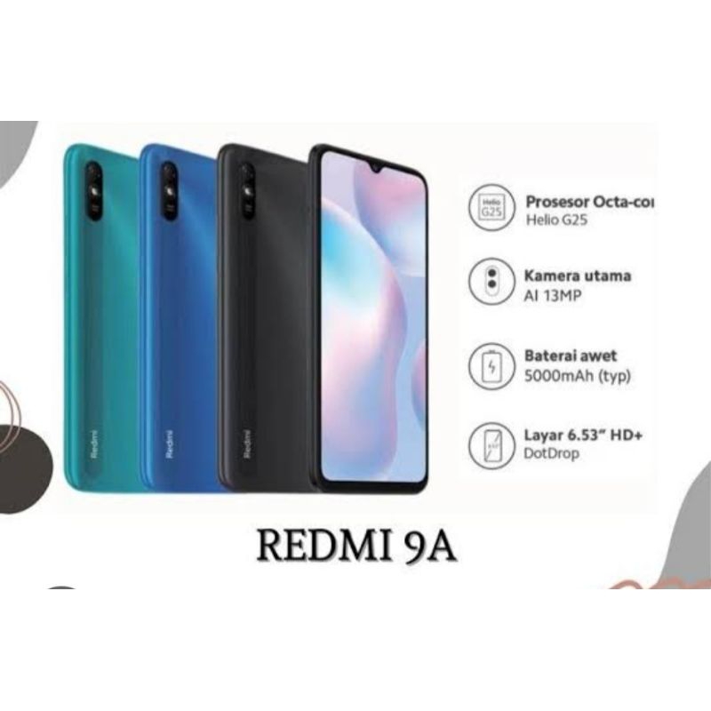 HAPE REDMI 9A 6/128GB SECOND ORI