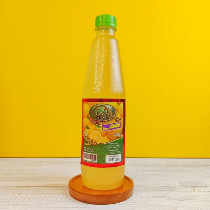 

Sirup Sirop Buah Lemon Asli Murni Buah Oleh Oleh Khas Bogor Cielo 630ml Kemasan Plastik Botol Sirup Buah Lemon Segar