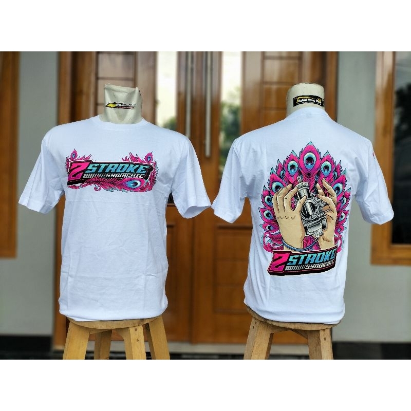 T-SHIRT 2 STROKE SYNDICATE MOTIF MERAK