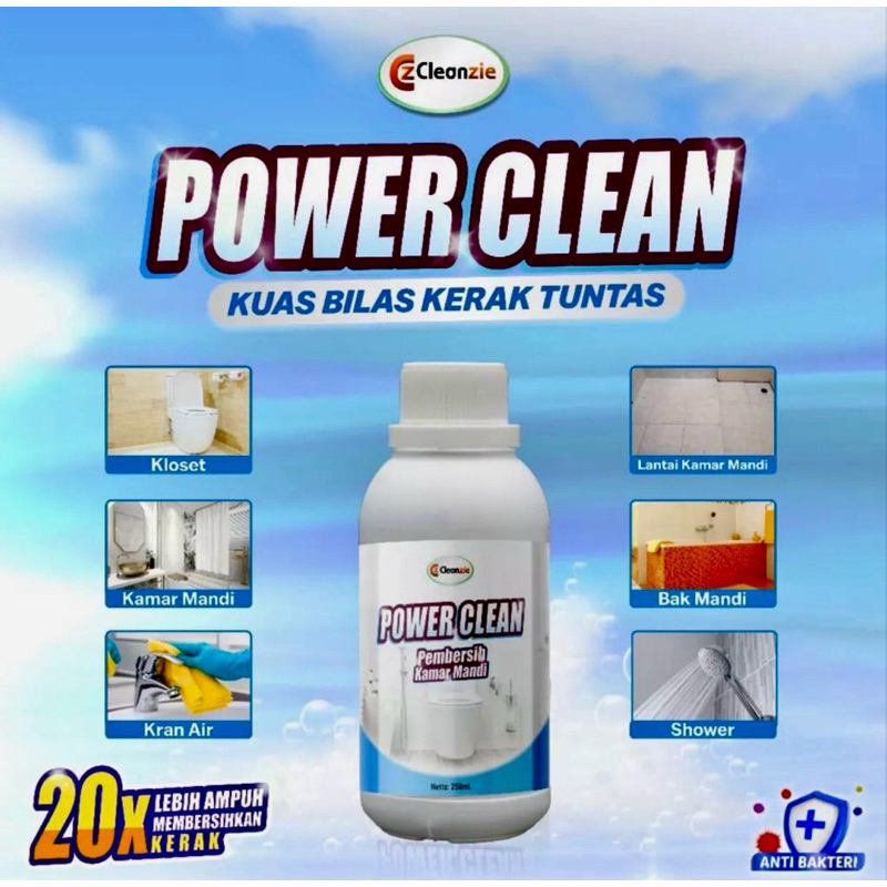 Cleanzie Power Clean Pembersih Closed Dan kerak kamar mandi Paling ampuh