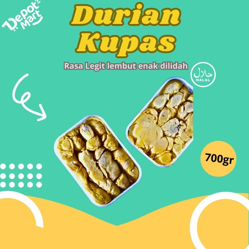 

Durian Kupas Durian Medan Frozen Durpas 800 gram Depot Mart