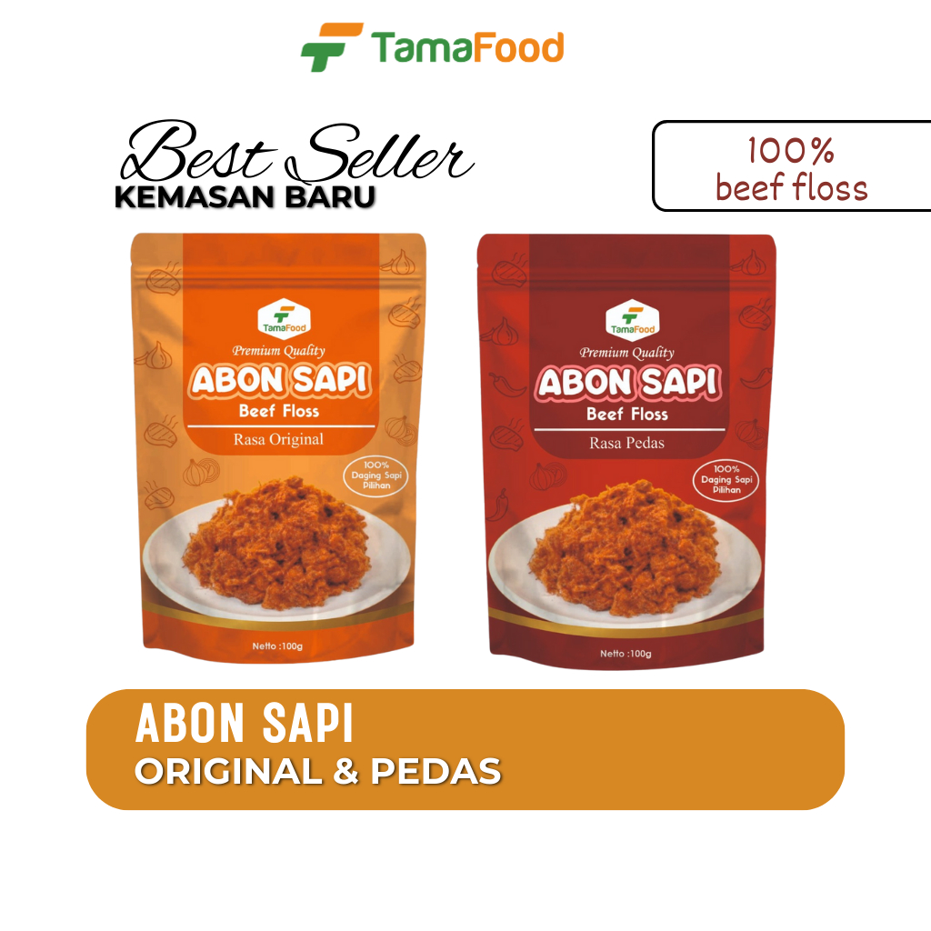 

Tamafood - Abon Sapi Rasa Original / Pedas 100gram