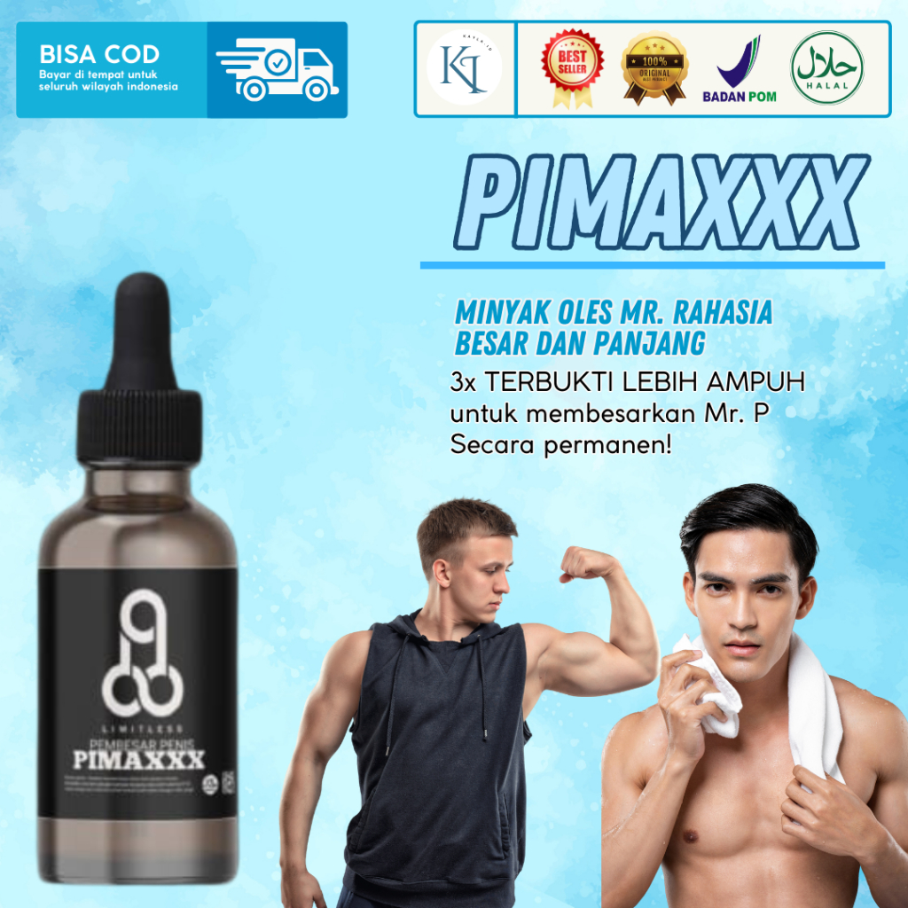 PIMAXXX - Multivitamin Suplemen obat pembesar dan panjang Penis MR.P Ampuh Permanen BPOM HALAL