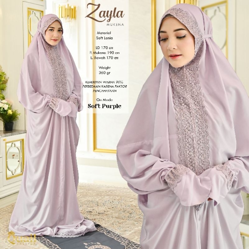 Mukena Dewasa ZAYLA Original Quail Hijab