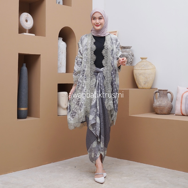 ONE SET OUTER BATIK BATIK LACE