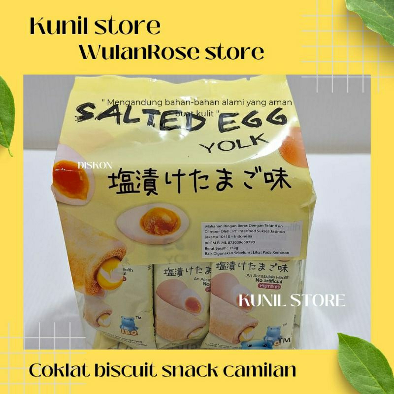 

I.B.O RICE CAKE SALTED EGG YOLK (150 GRAM)