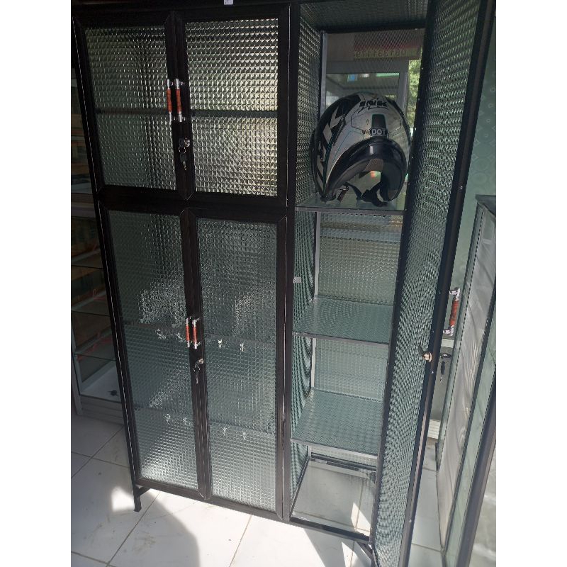 Rak Piring Alumunium 5 Pintu | Rak Kompor | Kitchen Set Aluminium | Lemari Rak Piring | Rak Dapur | 