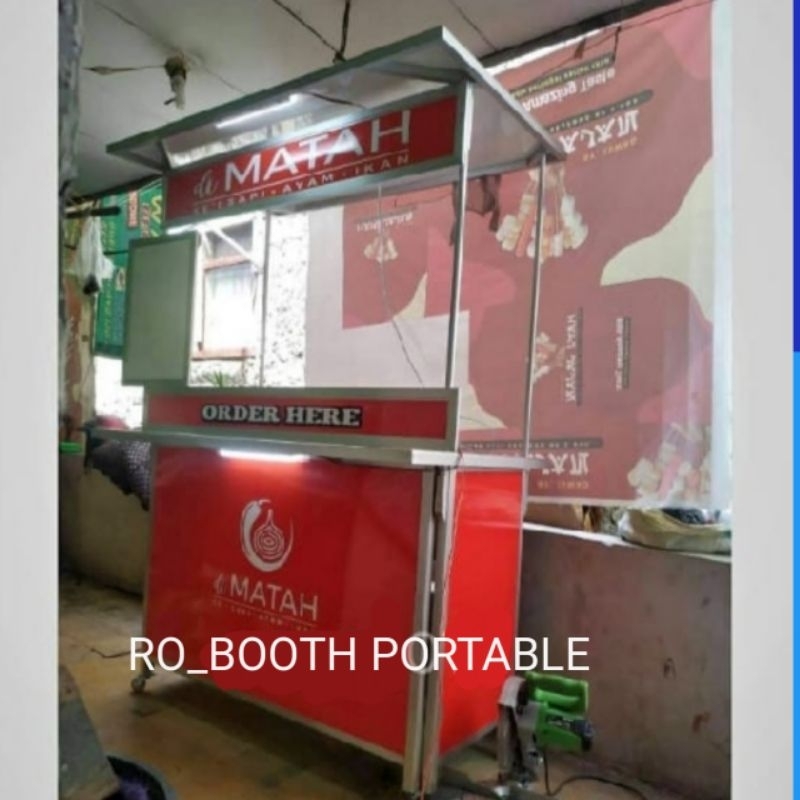 booth portable lipat jumbo custom free desain