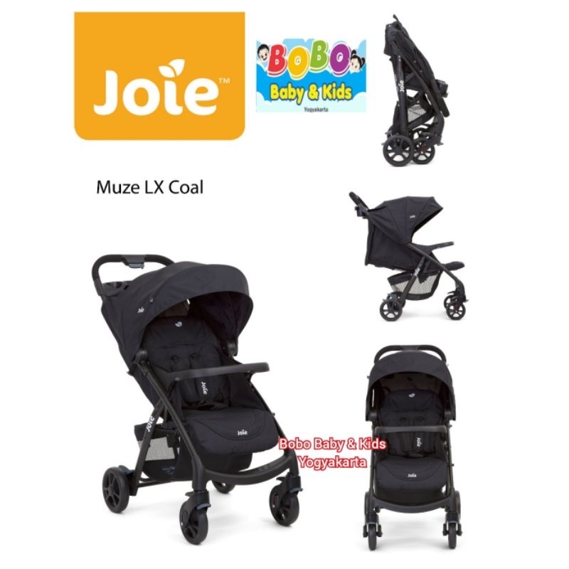 Stroller Joie Muze LX Coal Baby Strollee Joie Muze LX Coal Kereta Dorong Bayi Joie Muze LX Coal Baby