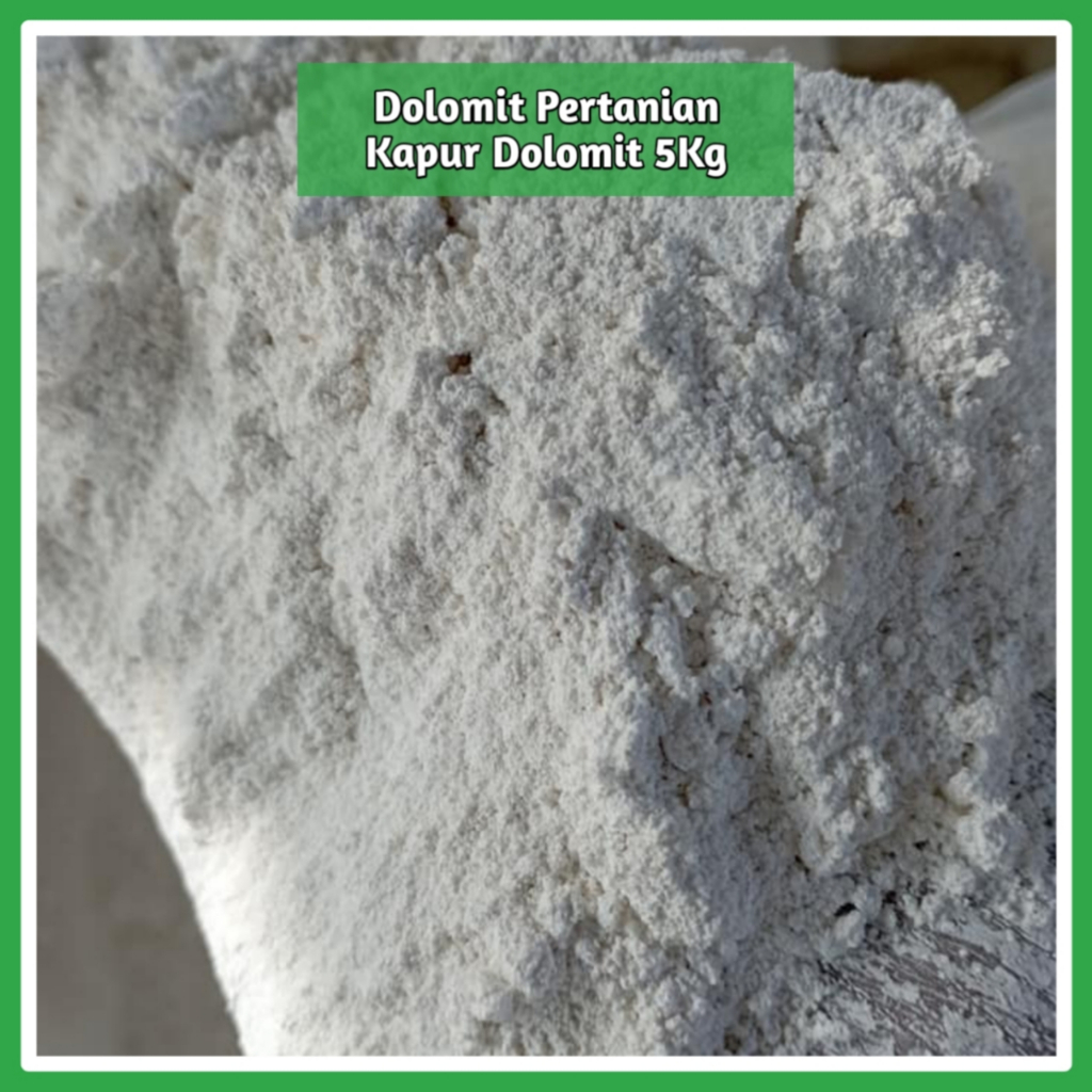 Kapur Dolomit 5kg - Kapur Dolomit Pertanian 1 Karung