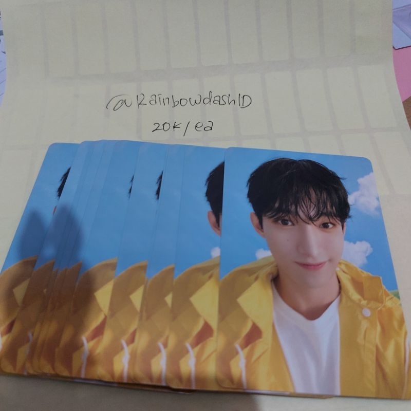 photocard pc dk dokyeom seventeen svt heaven carat version carver