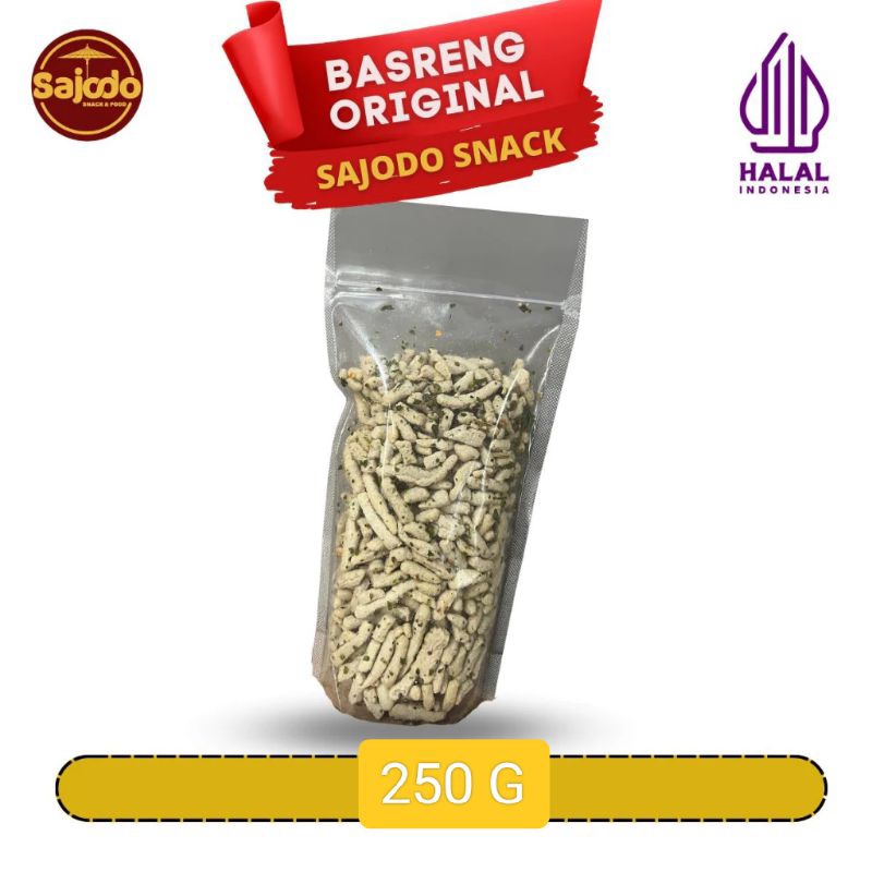 

Basreng Original Daun Jeruk 250.Grm Sajodo Snack