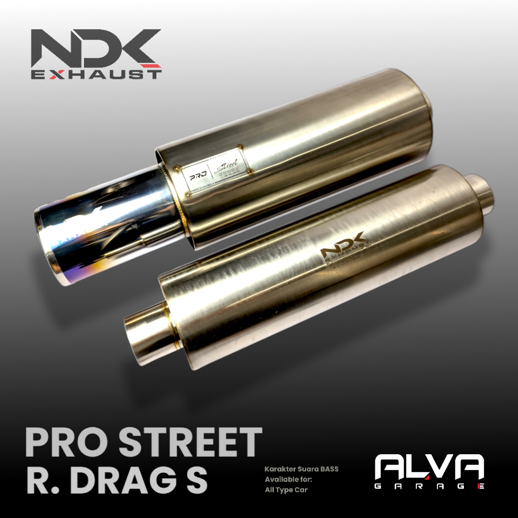 Knalpot Civic FD NDK Exhaust Pro Street Resonator Drag