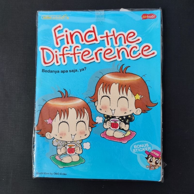 Buku Hai Miiko Find Difference Miiko Activity