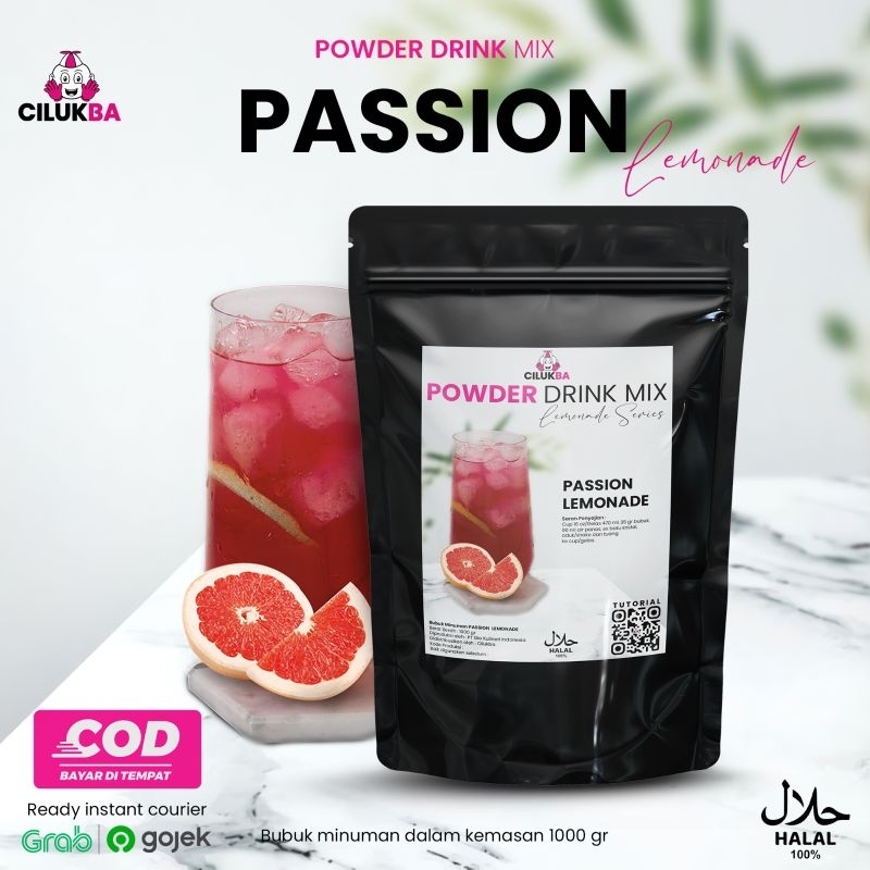 

Bubuk Minuman Instan Rasa Passion Lemonade 1 kg Cilukba Powder