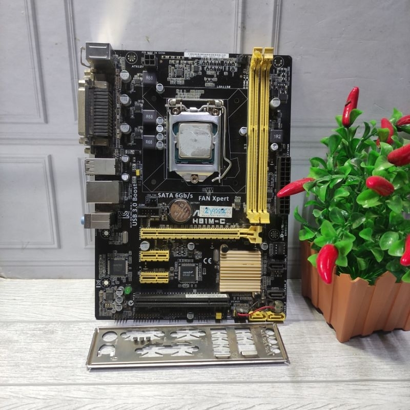 Motherboard H81 socket LGA 1150 Asus&Giga second murah