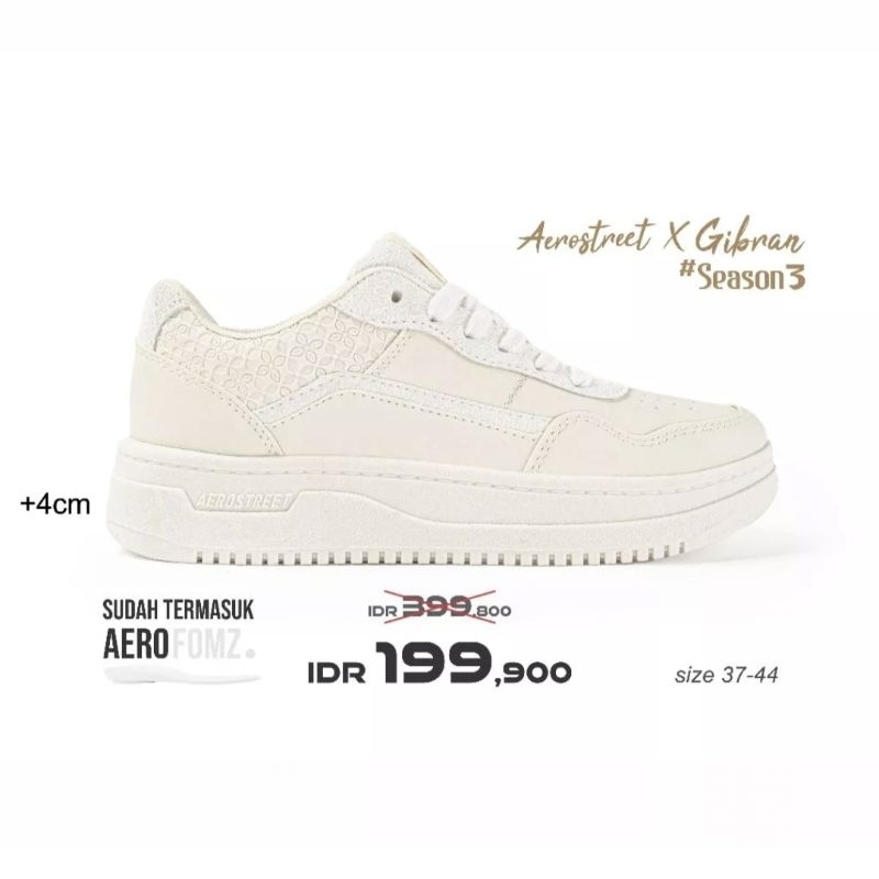Aerostreet x Gibran 3 - Sepatu Sneakers Casual Sport ORIGINAL