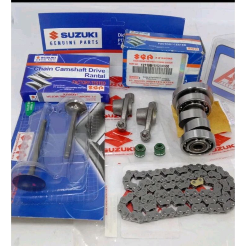 Noken as+Platuk Klep+Klep set Suzuki Shogun 110/Shogun R 110/Shogun R 110 new