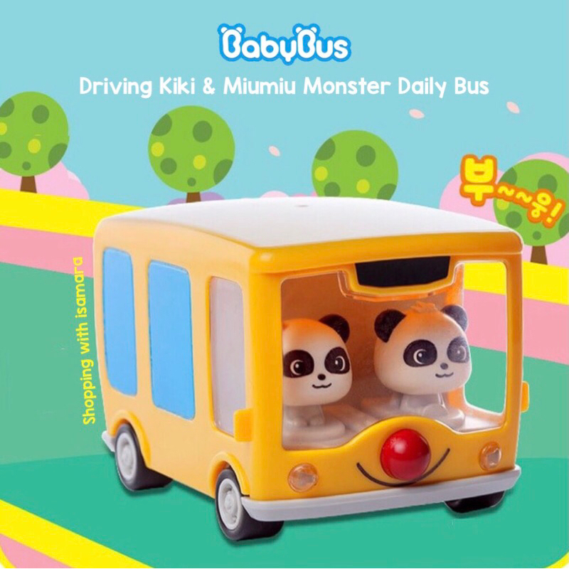 Babybus Driving Kiki & Miumiu Monster Daily Bus / Mainan mobilan